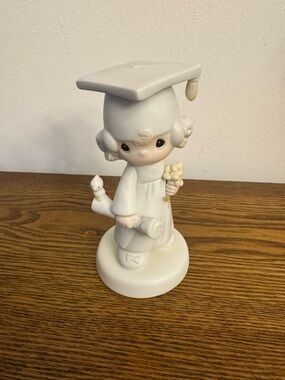 Vintage Precious Moments Graduation Girl "The Lord Bless You And Keep You"